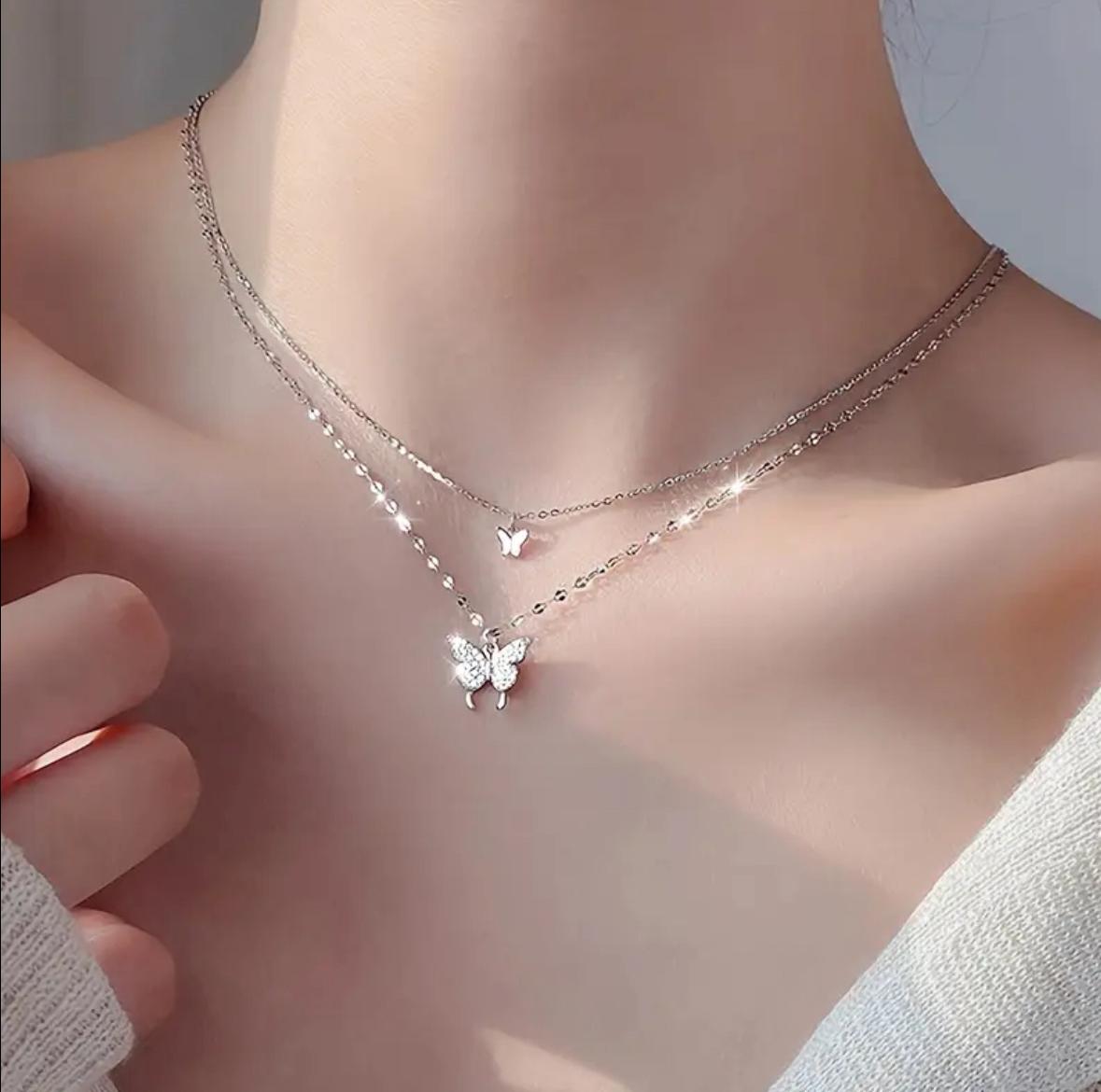 1pc Women's Double Layer Necklace